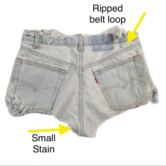 BT169 Vintage Levi’s Denim Festival Shorts 6 - Picture 4 of 5